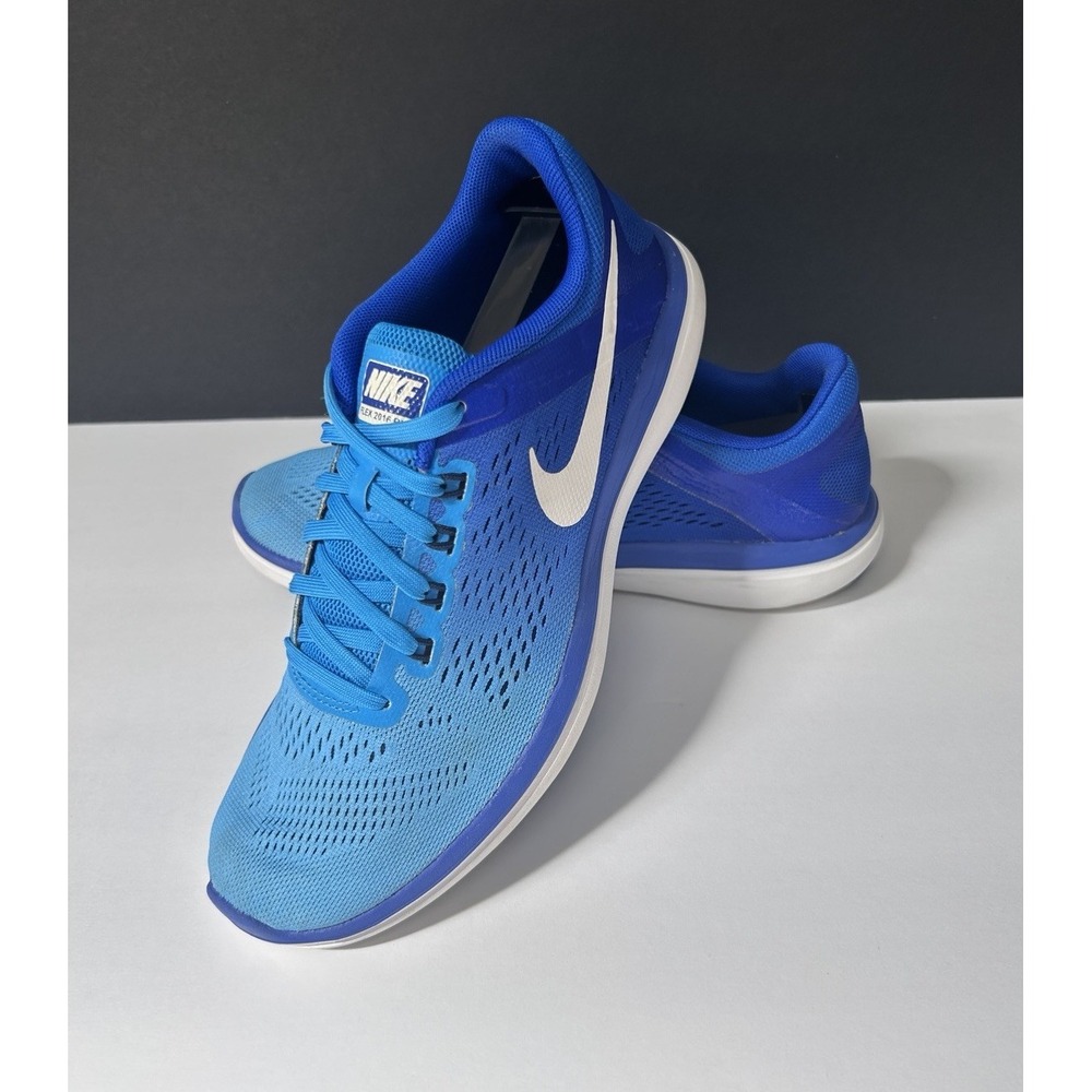 Nike‎ Flex 2016 Run Womens Sneakers Sz 7.5  Blue Trainers Athletic Shoes 830751